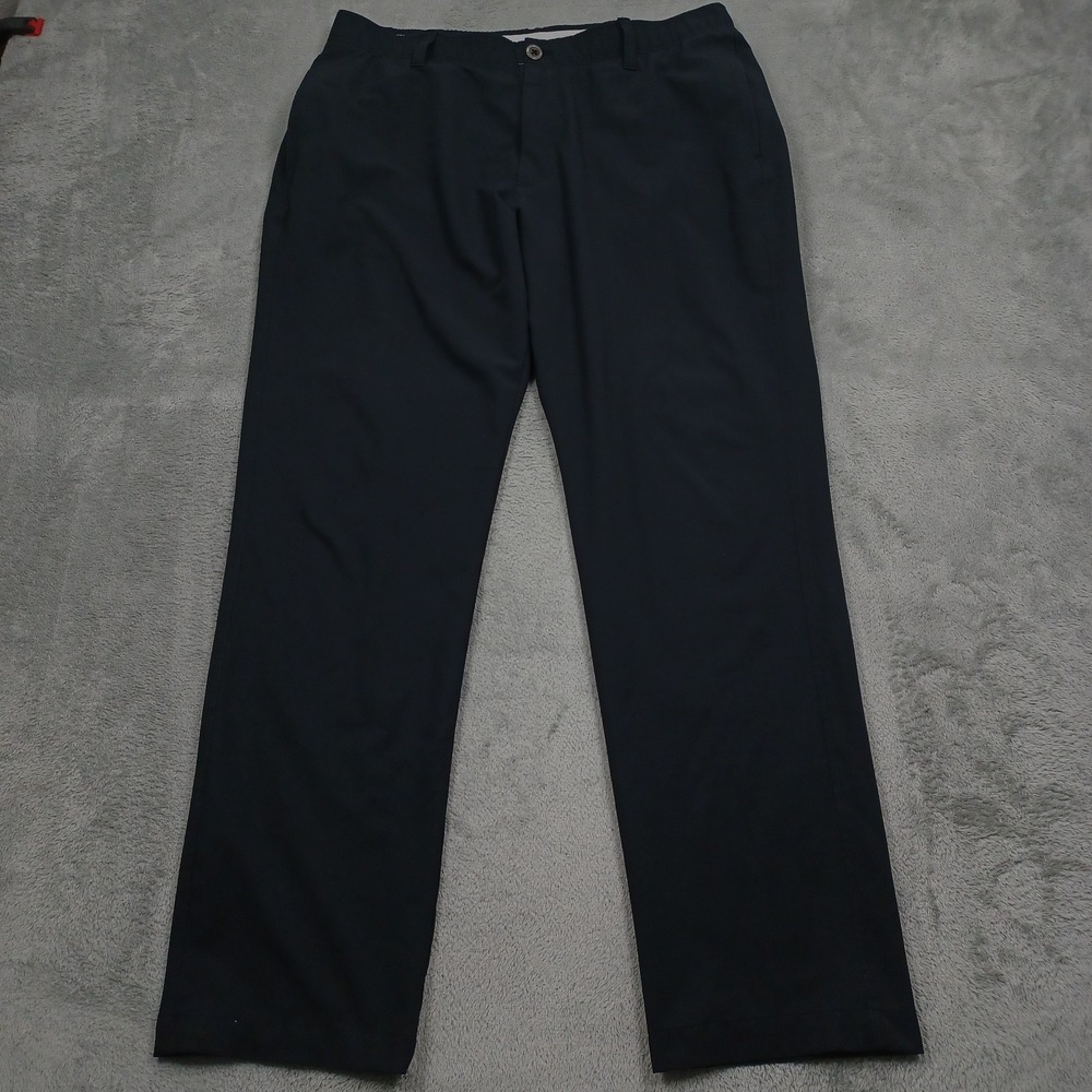 Under Armour Pants Mens 34x30‎ Black Golf Straight Chino Pockets